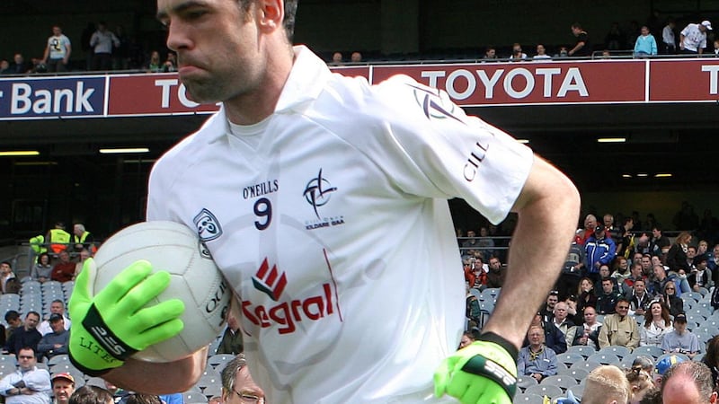 Dermot Earley grabbed one of the Kildare goals in the 2-11 to 0-12 win