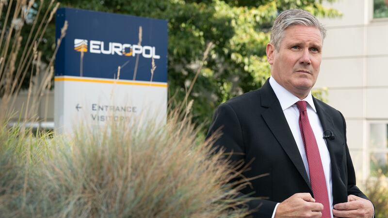 Labour leader Sir Keir Starmer used a visit to The Hague to set out his immigration stance (Stefan Rousseau/PA)