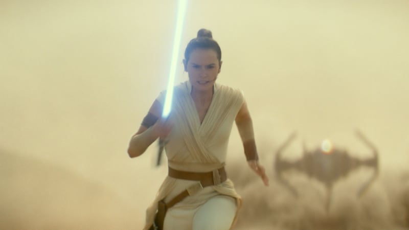 The actress died after shooting had finished on The Last Jedi, and her character is alive in the last shot of the film.