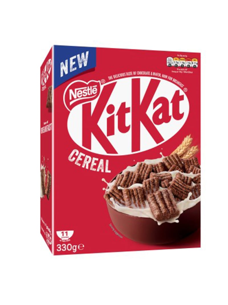 A box of KitKat cereal (Nestle)
