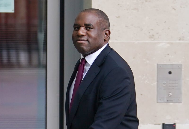 Shadow foreign secretary David Lammy said he has ‘serious concerns about a breach in international humanitarian law’ by Israel
