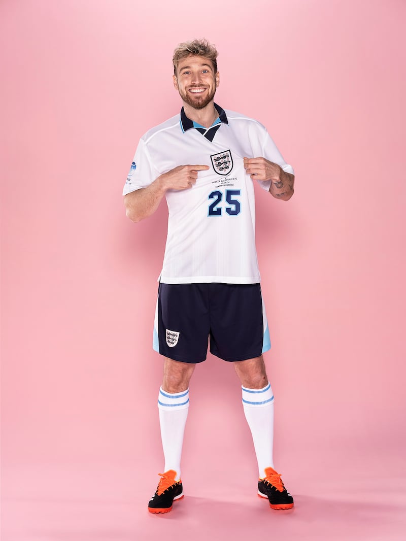 Sam Thompson will make his debut this year (Daniel Hambury/UNICEF UK and Soccer Aid Productions/Stella Pictures)