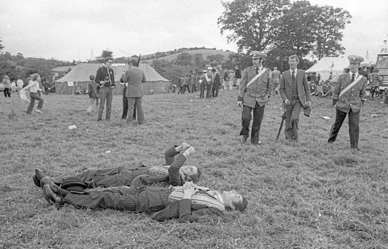 `The Field&#39; outside Newry where Orangemen assembled. Picture by S&eacute;an Hillen 