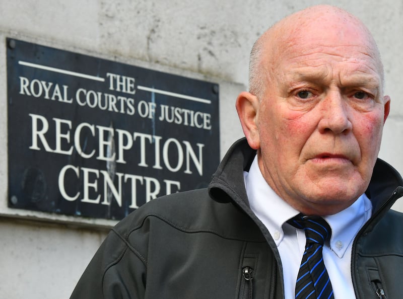 Alan Lewis - PhotopressBelfast.co.uk          19-4-2024
Kincora Boys Home survivor Gary Hoy at the Royal Courts of Justice appeal Court in Belfast where he is seeking to overturn a previous decision striking out his civil action against the PSNI and te Home Secretary over claims that the authorities obstructed inquiries into a paedophile housemaster because of the housemaster’s  status as an MI5 agent.
Reference : Alan Erwin Court of Appeal Copy         
Mobile Number :   07971611459