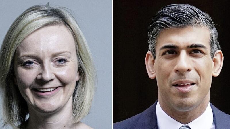 A tiny electorate of Conservative party members, the majority over 55, white and affluent and living in the south of England, will choose either Rishi Sunak or Liz Truss as the next British prime minister. Photo:PA Wire. 