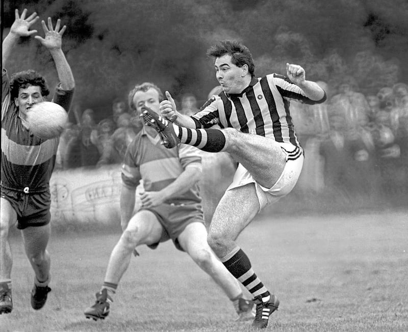 Joe Kernan was a free-scoring forward for Crossmaglen, and also managed the south Armagh club to glory 