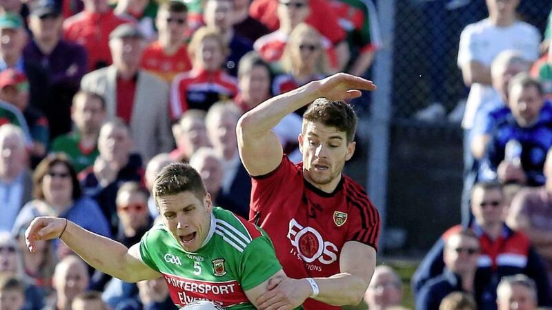 Lee Keegan could be handed a man-marking role on Michael Murphy in Castlebar on Saturday. Picture by Philip Walsh. 