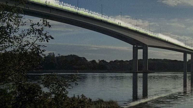 Foyle Reeds along Derry&#39;s Foyle Bridge will be Northern Ireland&#39;s largest public art installation.  