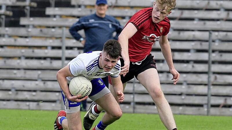 Monaghan attacker Jason Irwin bagged two crucial scores against Antrim before getting sent off 