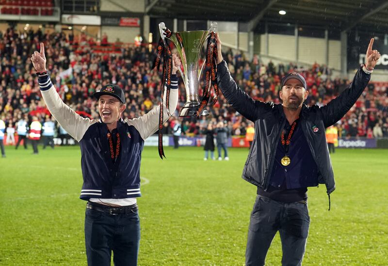 Co-owners Rob McElhenney and Ryan Reynolds have overseen back-to-back promotions at Wrexham