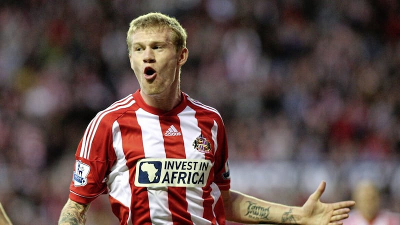 James McClean during his Sunderland days 