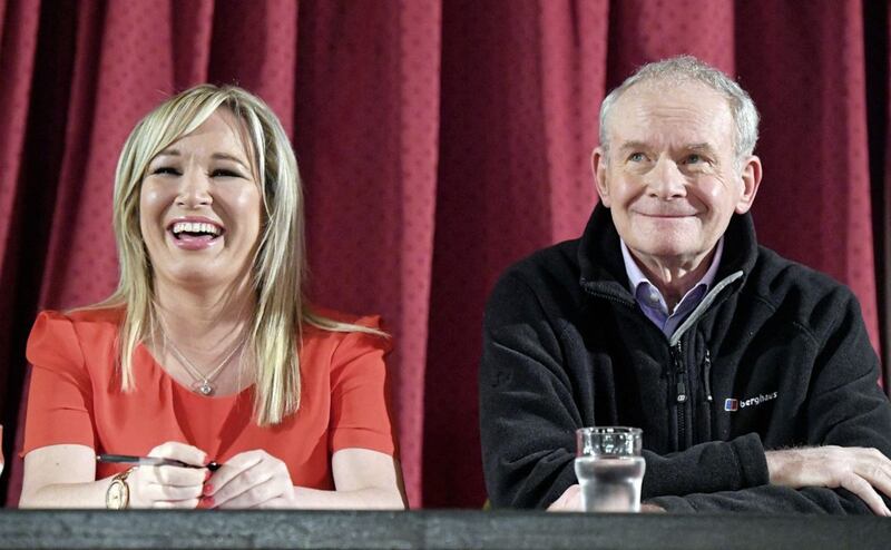 Michelle O&rsquo;Neill succeeded Martin McGuinness as Sinn F&eacute;in's Stormont leader