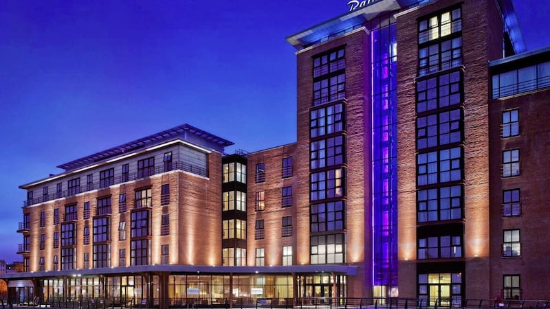 The Radisson Blu hotel in Belfast&#39;s Gasworks has been acquired by the Cork-based hotel group iNua. 