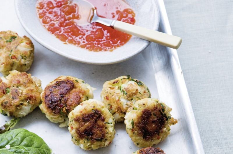 Donnybrook Fair chef Niall Murphy&#39;s Mini Crab Cakes, taken from his new book The Cookery School 