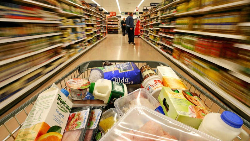 The falling price of a basket of groceries is expected to contribute to the cost of living remaining unchanged today 