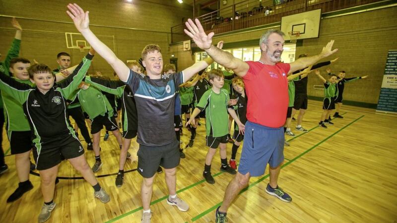 St Malachy&#39;s fitness day. Picture by Mal McCann 
