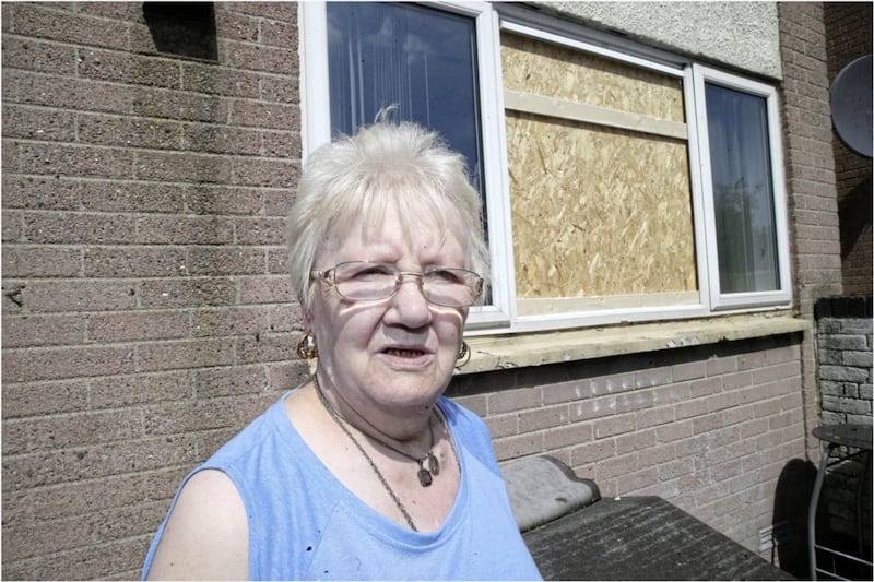 Jean McMahon at her home in the New Lodge area of north Belfast. Picture by Hugh Russell 