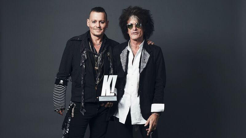 The rocker lauded bandmate Depp’s guitar playing at the Kerrang! Awards in Islington, London on Thursday.