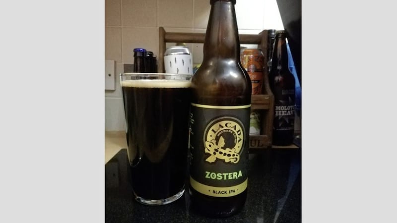 Lacada&rsquo;s black IPA, the rather exotically named Zostera 