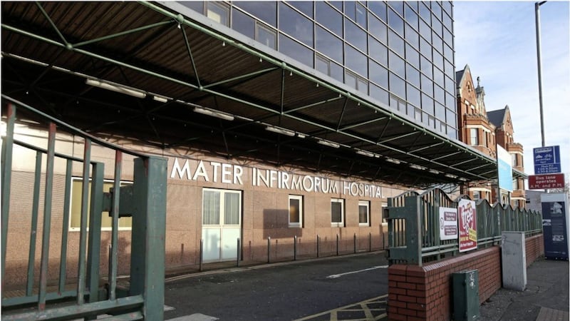 The Mater Hospital in North Belfast is the designated Covid-19 hospital for the Belfast trust. Picture Hugh Russell 
