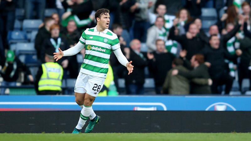 Celtic's Erik Sviatchenko had a goal disallowed in last Sunday's Betfred Cup semi-final against Rangers at Hampden Park<br />Picture by PA&nbsp;