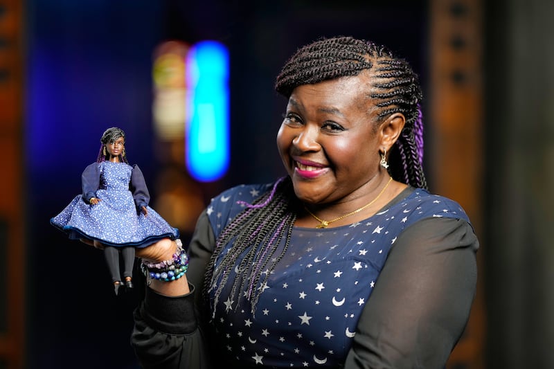 Dr Aderin-Pocock said she and her daughter 'danced around the living room' when they heard she would be honoured with a Barbie doll (Mattel)