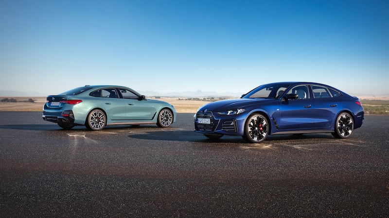 Both BMW i4 and 4-Series Gran Coupe receive updates. (Credit: BMW Mini Group UK)