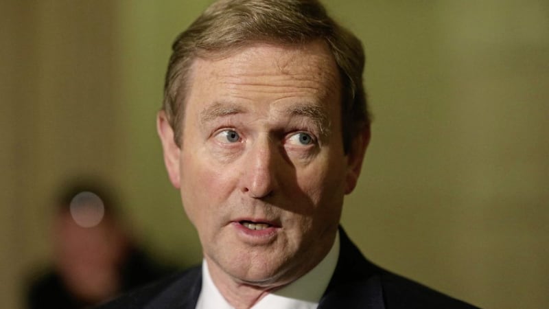 Enda Kenny was forced to clarify his party&#39;s policy on entering a coalition with Sinn F&eacute;in. Picture by Niall Carson/PA Wire 