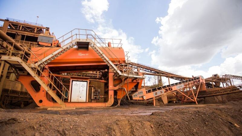 AggMax modular logwasher on CDE Mining iron ore project 