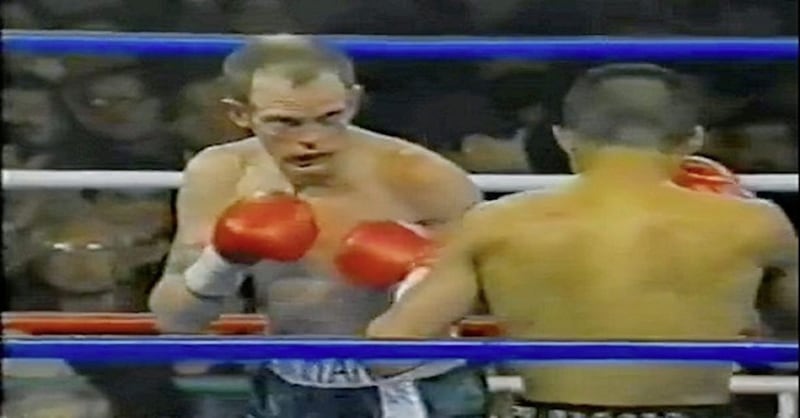 Belfast&#39;s John Lowey went toe-to-toe with Mexican great Erik Morales before a broken hand forced him out of the fight before the eighth round 