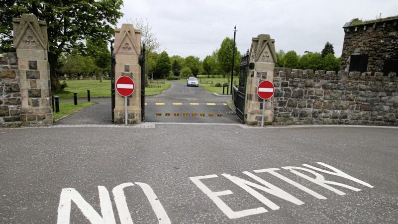 Visitors attending cemetery Sunday at City Cemetery in west Belfast tomorrow (SUN) have been advised of new traffic arrangements. Photo by Hugh Russell 