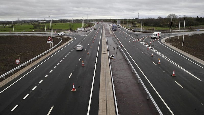 A new section of the A6 between Derry and Belfast opened to traffic on Monday. Picture by Hugh Russell. 