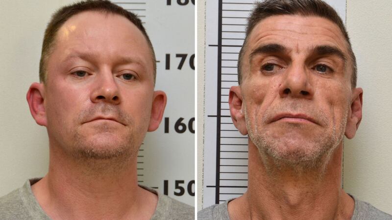 &nbsp;Stephen Unwin (left) and William McFall who have been been convicted at Newcastle Crown Court for the murder of Quyen Ngoc Nguyen. Picture supplied by Northumbria Police/PA Wire
