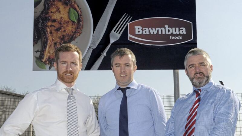 Bawnbua Foods directors David White, Martin White and Gary White 