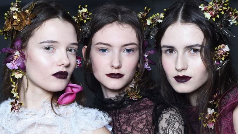 The Rodarte AW16 backstage lip look 