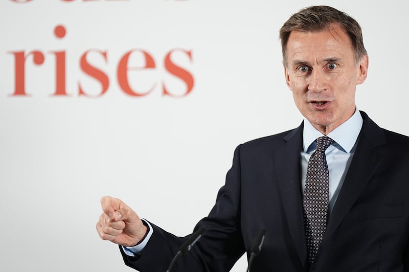 Chancellor Jeremy Hunt hailed the IMF growth upgrade for this year
