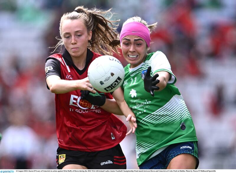 Bredagh's Orla Duffy was player-of-the-match in Down's All-Ireland JFC win in August Picture: Sportsfile