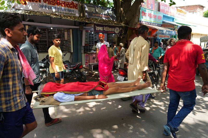 Person on a stretcher