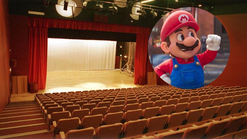 The PSNI are investigating after an indecent image was shown to children gathered for a screening of the new Super Mario Bros movie in Derry on Friday.