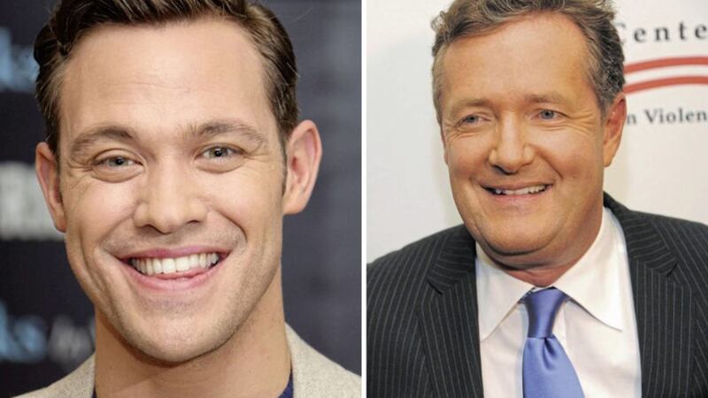 Will Young and Piers Morgan had a frank exchange of views at Chelsea Flower Show&nbsp;