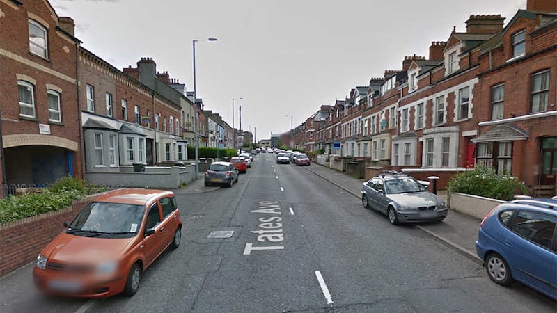 The incident happened at a house on Tate's Avenue, Belfast at around 11pm on Monday night