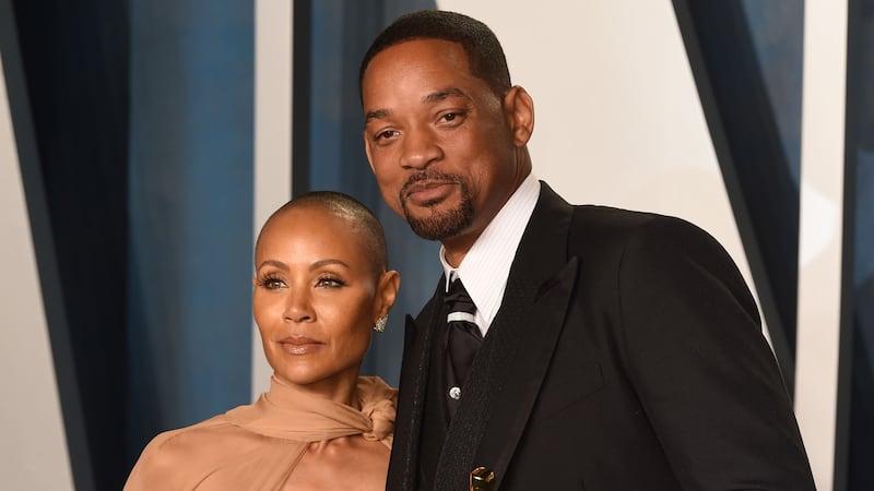 Will Smith and wife Jada Pinkett Smith attending the Vanity Fair Oscar Party held at the Wallis Annenberg Center for the Performing Arts in Beverly Hills in 2022 (Doug Peters/PA)