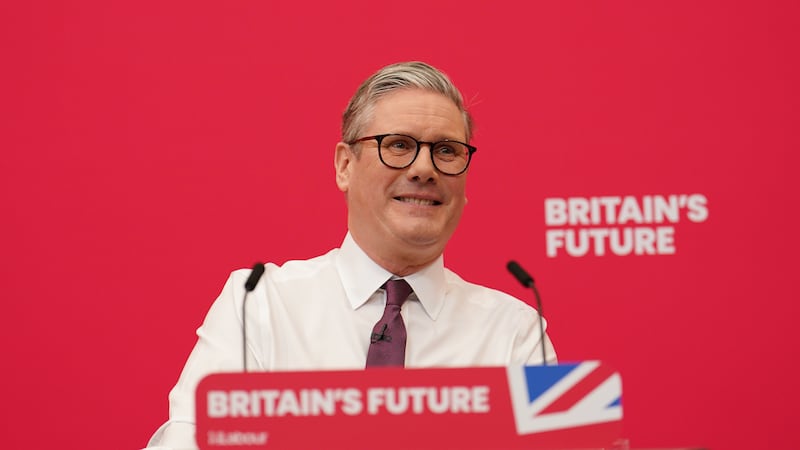 Labour leader Sir Keir Starmer during the Labour Party local elections campaign launch in March