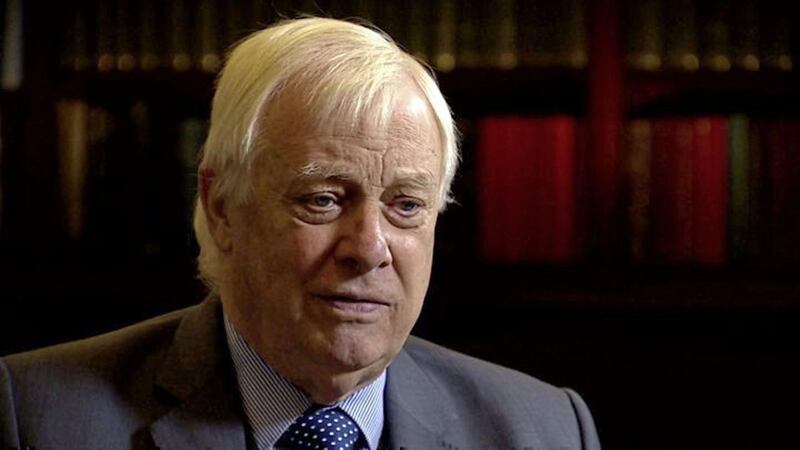 Chris Patten the architect of the report into Northern Ireland&#39;s policing reforms. 