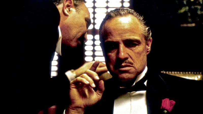 ''Hold on amico, have you washed your hands?'' <br />Don Vito Corleone, aka The Godfather, aka Marlon Brando