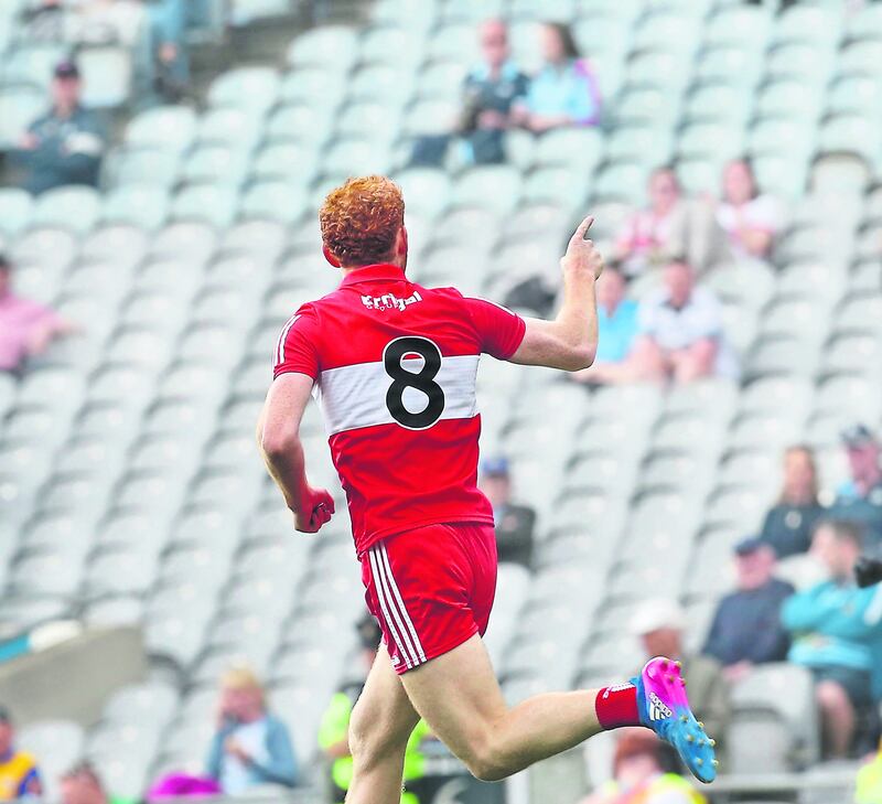Conor Glass has given some of his best performances in a Derry jersey at Headquarters. Picture by Margaret McLaughlin