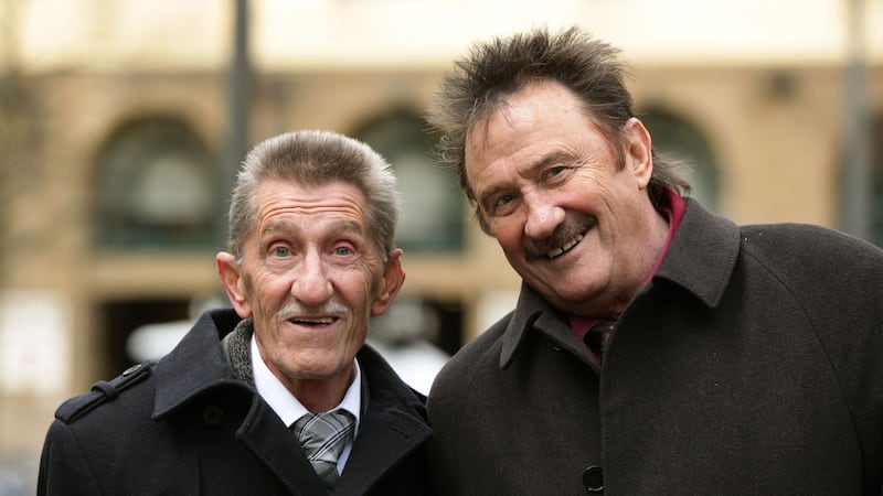 The TV comedy duo found fame as the Chuckle Brothers.