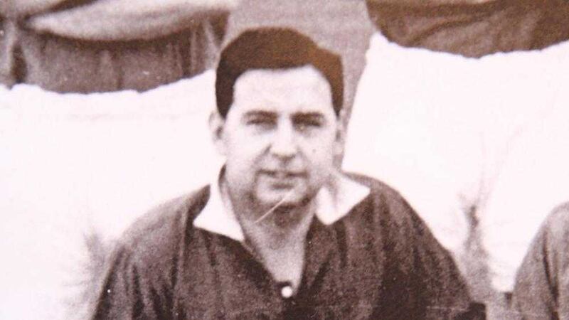 Jimmy Donnelly during his playing days with Belfast Celtic in 1949 