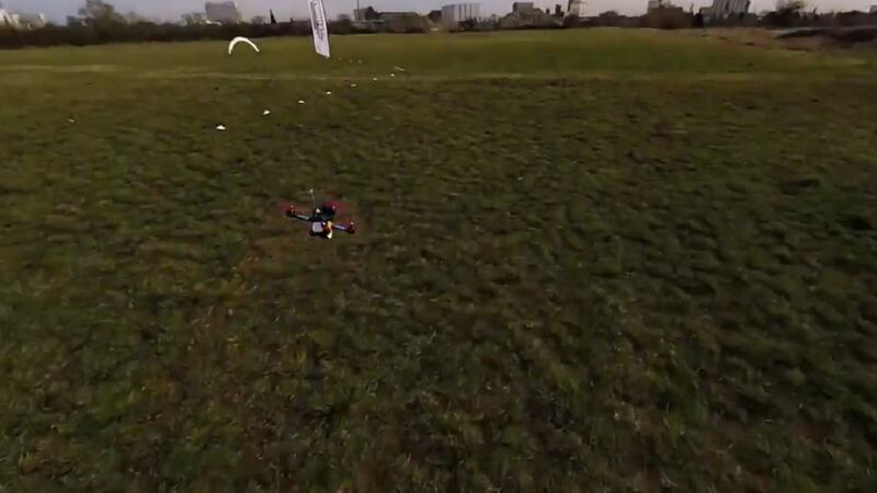 Tobias Klostermann shows off the topsy-turvy world of drone racing.