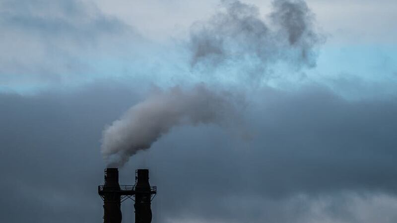 A chimney at a steelworks (Danny Lawson/PA)